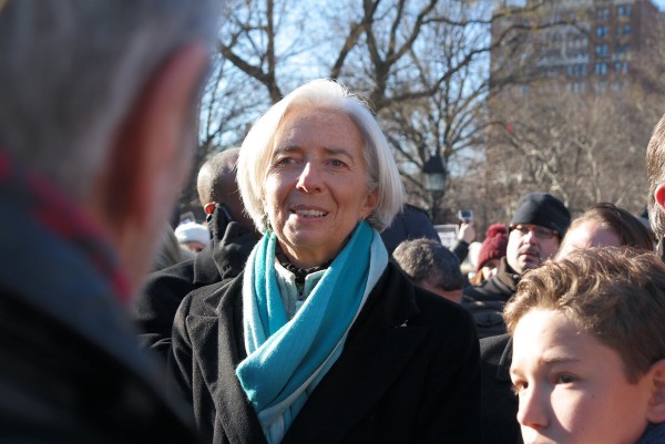 Je suis Charlie JeSuisCharlie Charlie Hebdo hommage reccueillement Washingtown Square New York NYC Christine Lagarde France