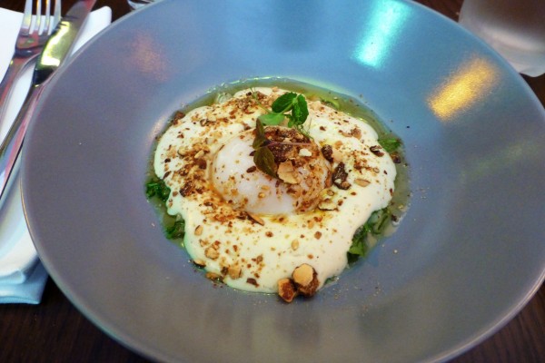 Plantxa restaurant Juan Arbelaez Top Chef 2012 Pablo Naranjo Boulogne billancourt entrée Oeuf parfait vierge haddock