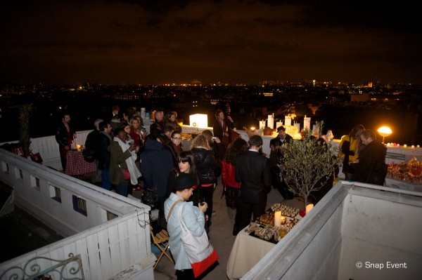 Snap Event organisation de soirée site web paris new trendy service toit rofftop vue 360