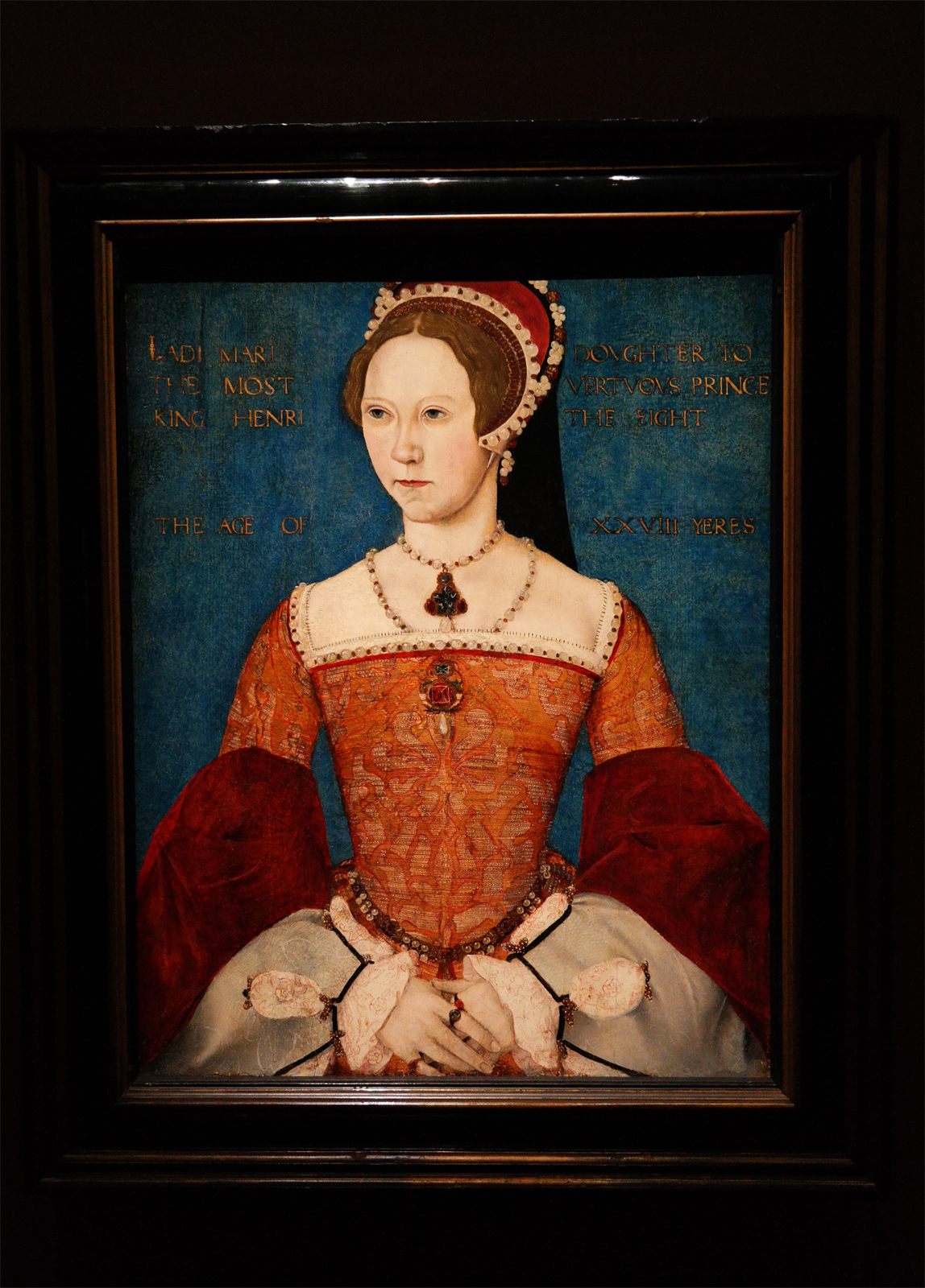 Marie 1ère, Maître dit "Master John" 1544 Londres, National Portrait Gallery