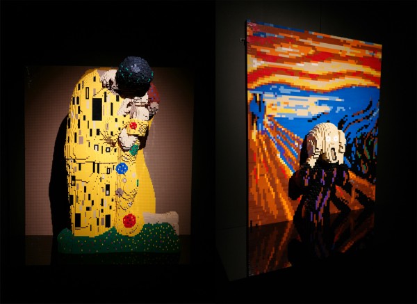 The art of the Brick  Nathan Sawaya art création Munch Klimt briques lego critique avis photo by United States of Paris