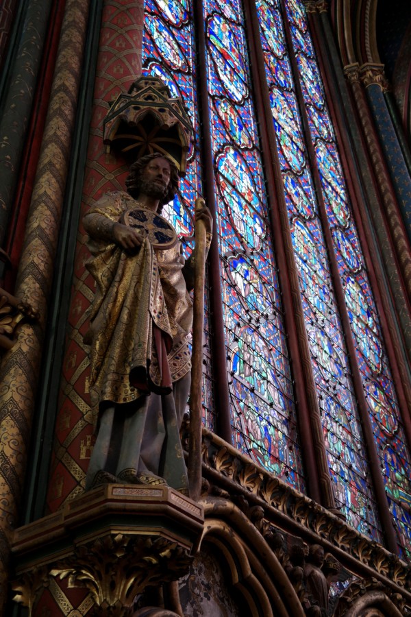 Vitraux Sainte Chapelle Paris art rénovation visite statue lumière beau Photo by Blog United States of Paris