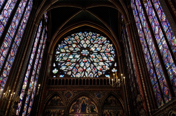 Vitraux Sainte Chapelle Paris nef rosace art rénovation visite Photo by Blog United States of Paris