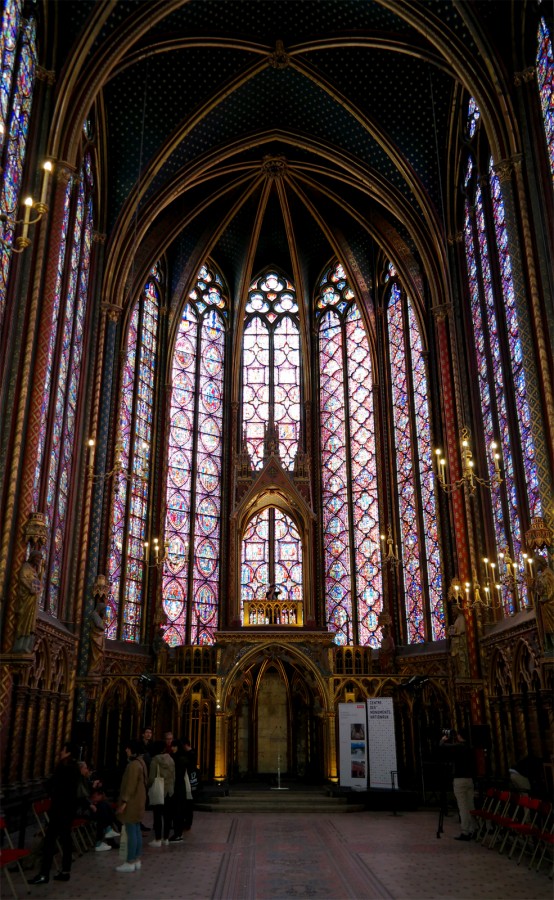 Vitraux Sainte Chapelle Paris reliques nef art rénovation visite Photo by Blog United States of Paris