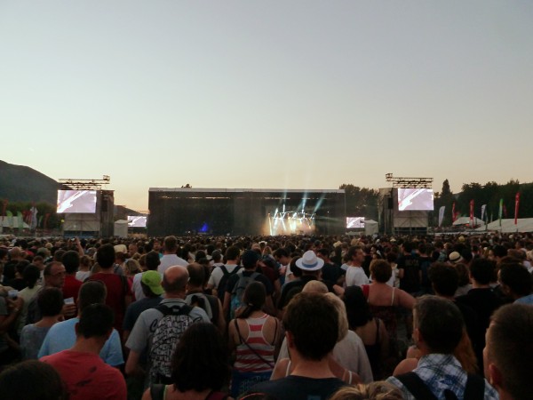 Musilac Muse Drones Tour public scène lac montagne concert aix les bains report critique concert festival live photo by blog United States of Paris