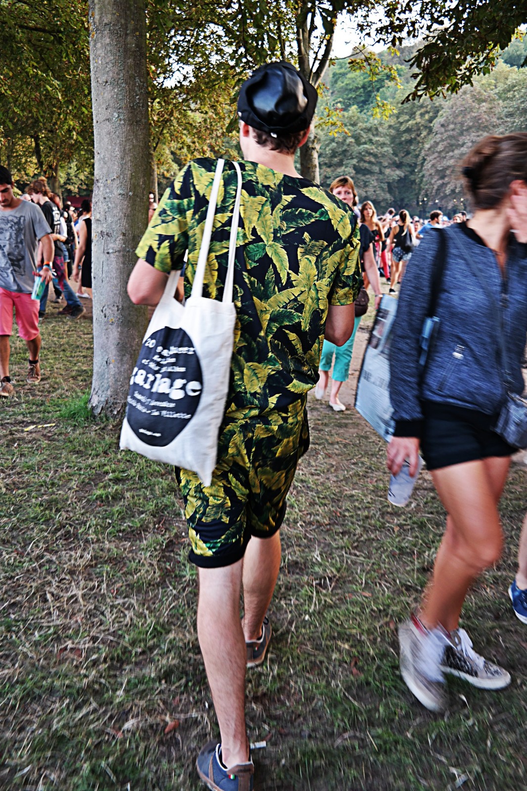 Festivalier habillé jungle festival rock en seine 2015 musique menswear fashion photo by united states of paris blog