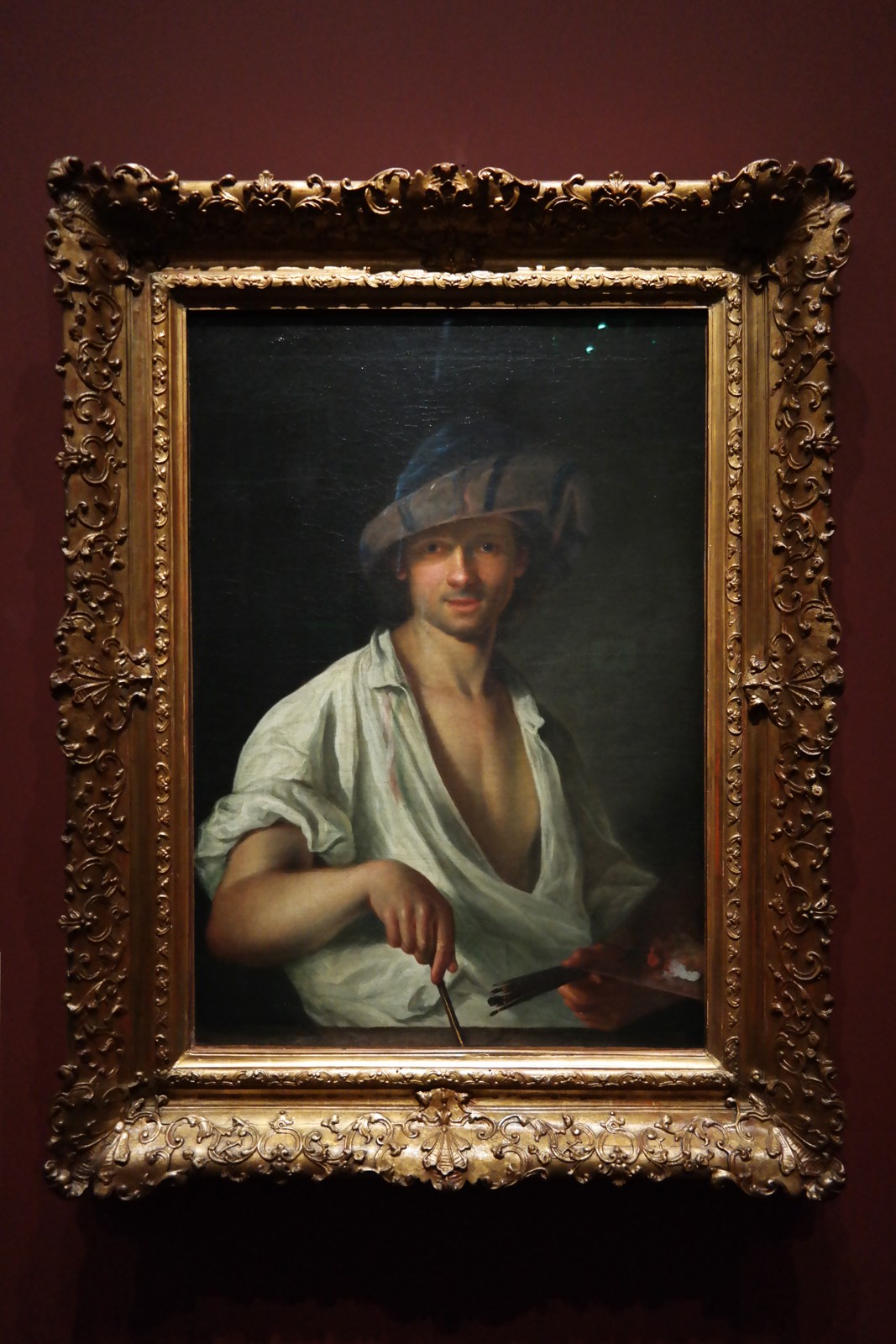 Autoportrait, Adam Manyoki, vers 1711