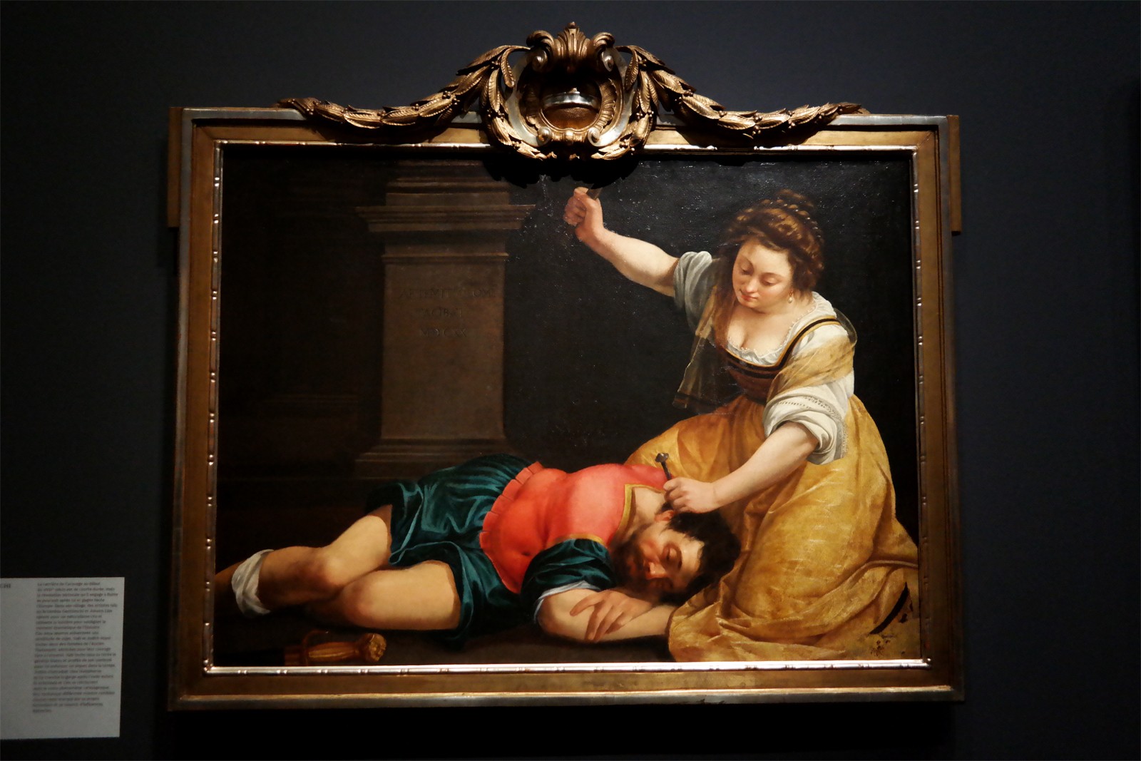 Yaël et Sisera, Artemisia Gentileschi, 1620