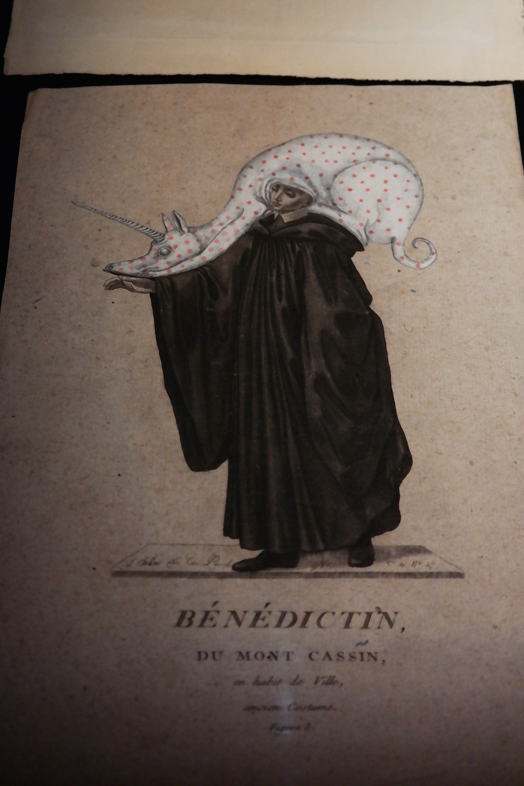 Bénédiction du Mont Cassin de Guillaume Dégé exposition L esprit singulier collection de l abbaye d auberive halle saint pierre paris