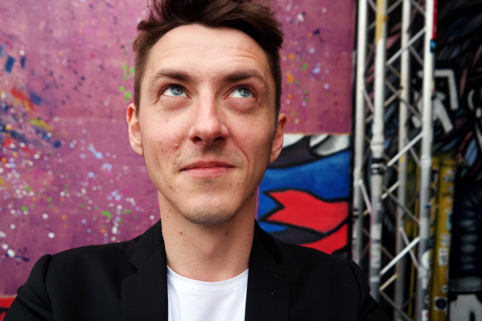 Xavier Feugray alias NORD selfie original pour EP album L amour s en va Low Wood musique chanteur photo exclu usofparis blog