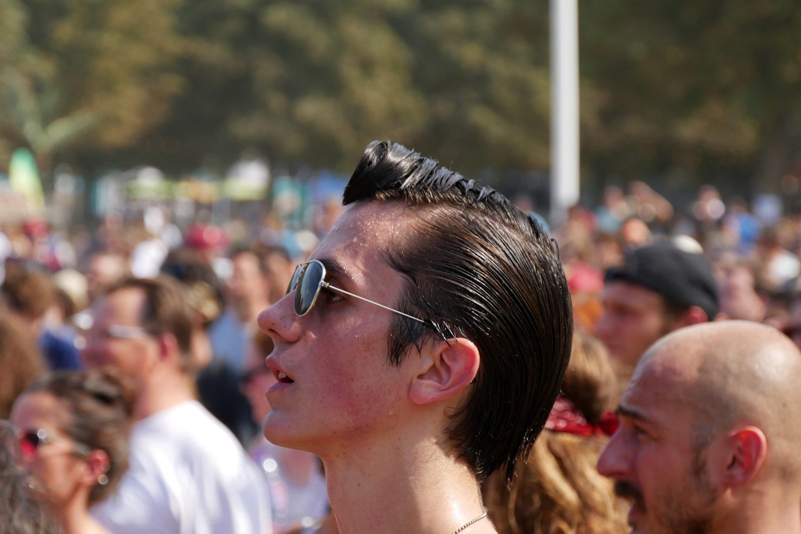 Rock en Seine 2016 festivalier gominé en sueur festival photo usofparis blog